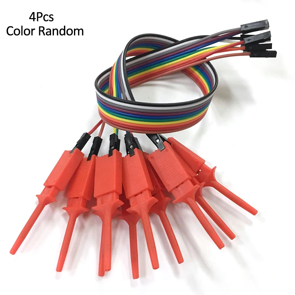 

4PCS Test Clamp Wire Hook Test Clip for Logic Analyzer Electronic Components