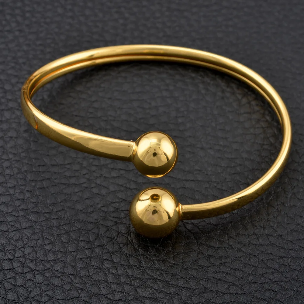 Африканские модные ювелирные изделия золотистые бусины браслеты Арабский Браслет мяч для женщин эфиопские ювелирные изделия# J0205