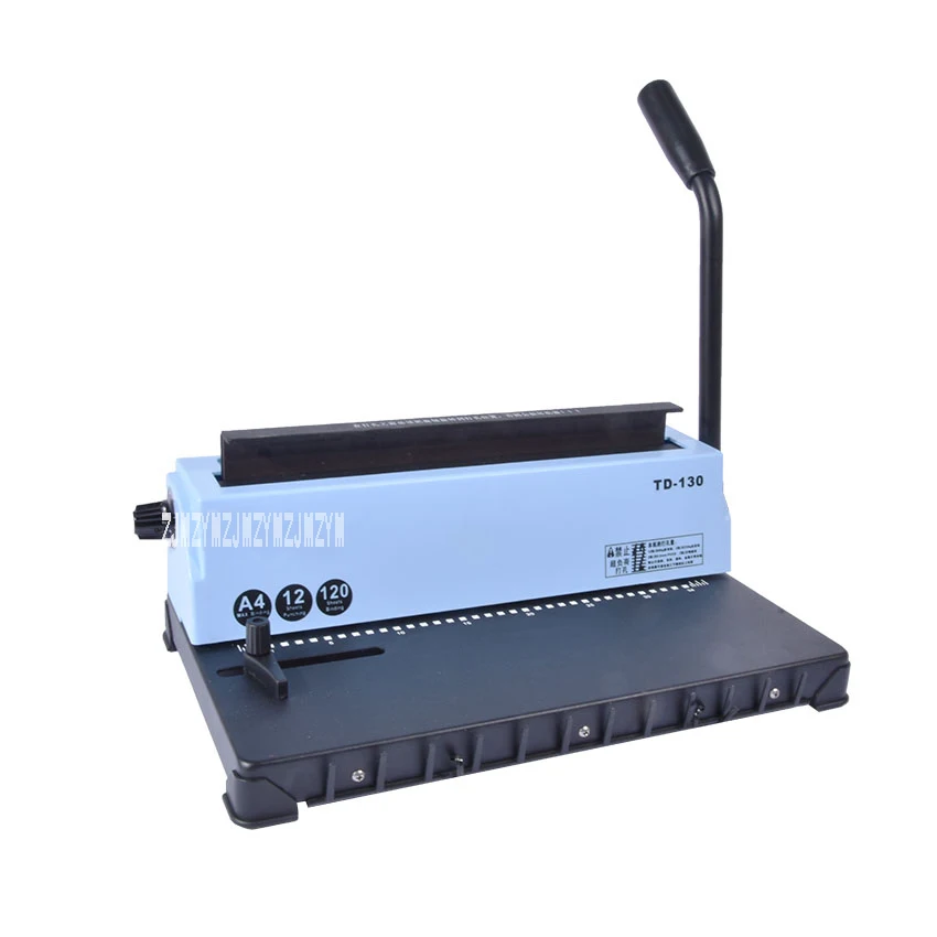 A4 Wire Binding Machine TD-130 Small Big capacity Easy Operation