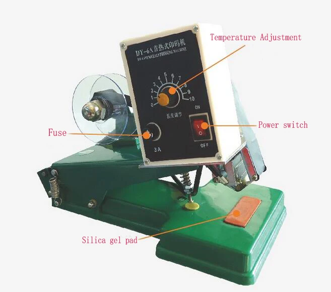 

DY-6A Manual Date Coder Direct Thermal Ribbon Coding Machine 220V