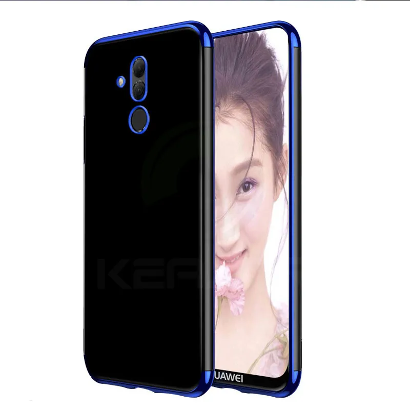 

case For Huawei Mate 20 Lite Case Soft Plating TPU Silicon Bumper Cover Colorful Transparent Back Cover For Huawei Mate 20 Lite