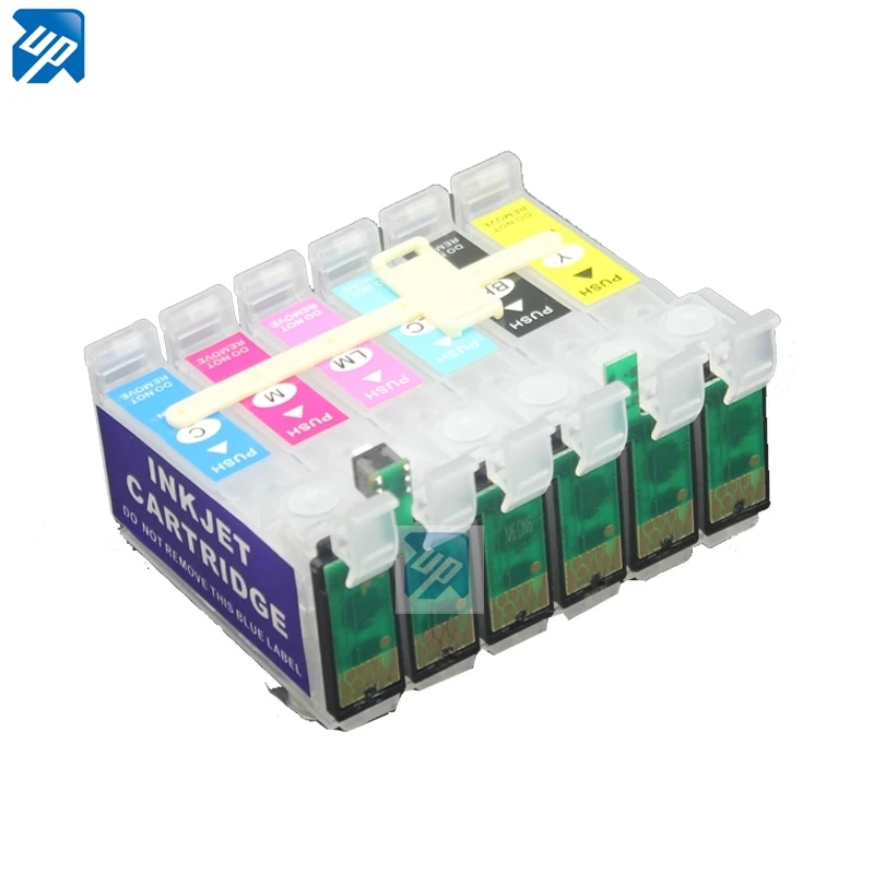 Картриджи CISS T0801 для принтера P50 PX650 PX700 PX800 PX710 PX720 PX810 PX820 R265 R285 R360 RX560 RX585 с чипом