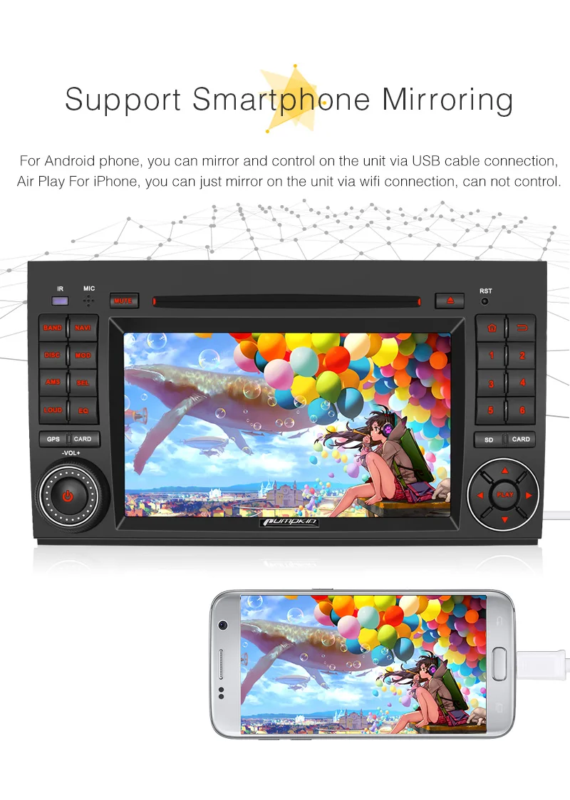 Flash Deal Pumpkin 2 Din 7