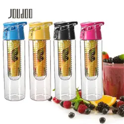 Joudoo 700 мл фруктовый сок Настой Infuser бутылка для воды спорт здоровье флип-крышкой