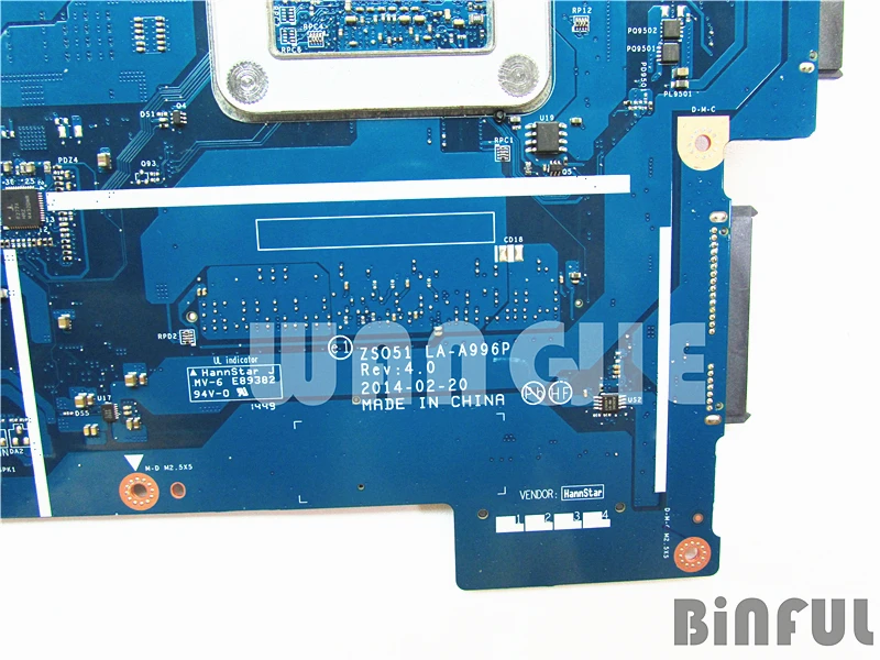 Материнская плата для ноутбука hp 15-G220CA 762735-501 A6-5200 TS W8STD ZSO51 LA-A996P полностью протестирована