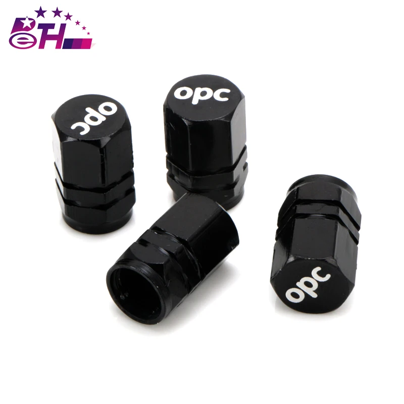 

4Pcs Aluminum Car Tyre Air Valve Caps Bicycle Tire Valve Cap for OPEL OPC Corsa Insignia Astra Antara Meriva Zafira Car Styling