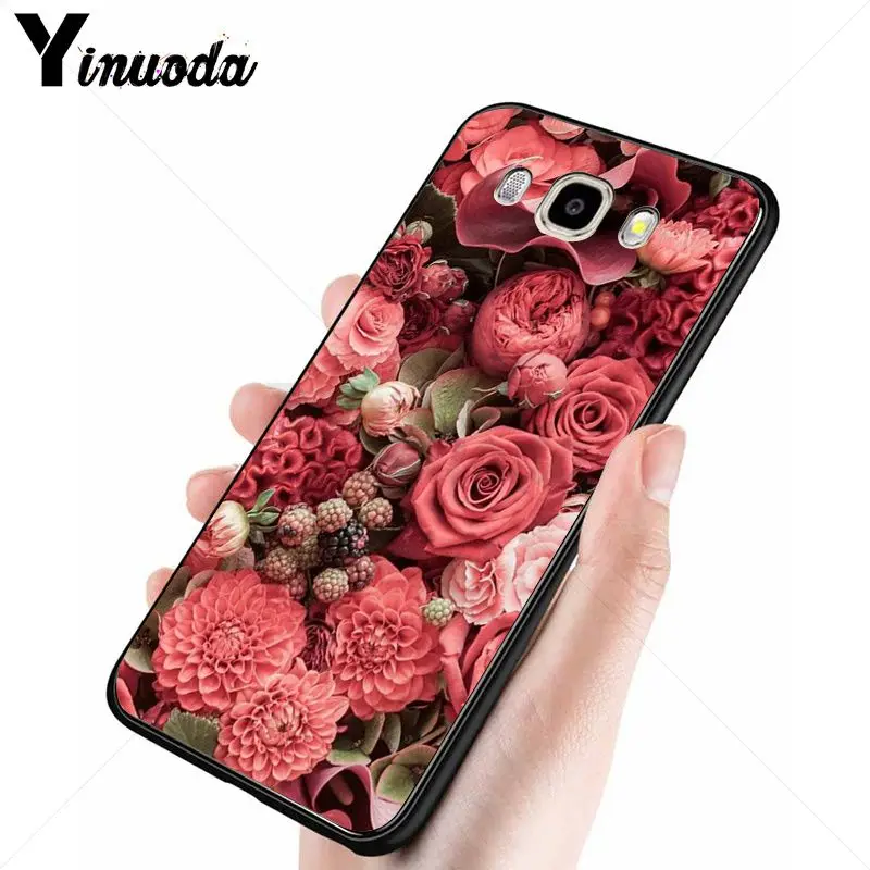 Large swath of daisy pink flowers