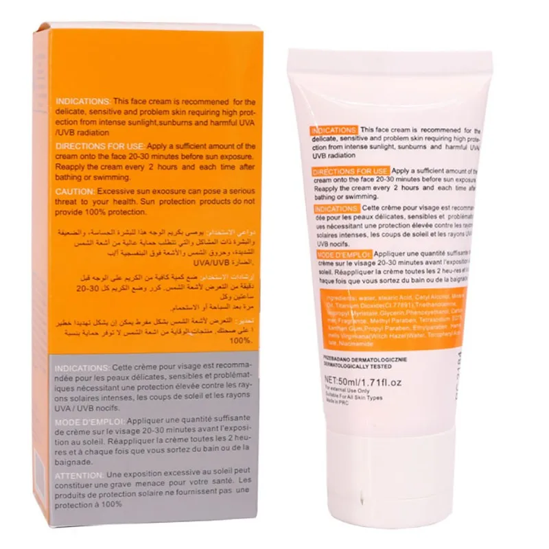 Beli Perawatan kulit Whitening Perlindungan Matahari SPF90 + Wajah Tahan Air Tabir Surya Krim Pelembab Sunblock Cream