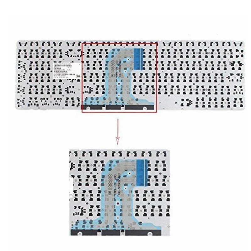  GZEELE New For HP 250 G4 256 G4 255 G4 15-ac 15-ac000 15-af 15-af000 Keyboard Black No Frame UK Tec