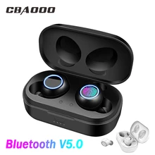 Bluetooth 5.0 TWS earphone headphone true wireless twins earbuds Sports bluetooth earpiece headset with charging box