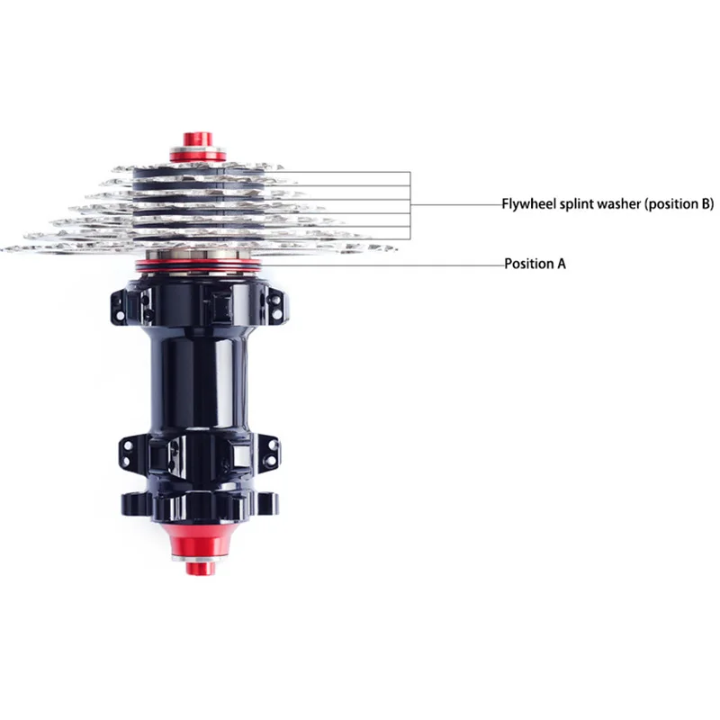Риск велосипедная шайба на маховик горная дорога велосипедная прокладка ступица барабанная база подушка кольцо 10S11 скорость Спринт запчасти для велосипеда