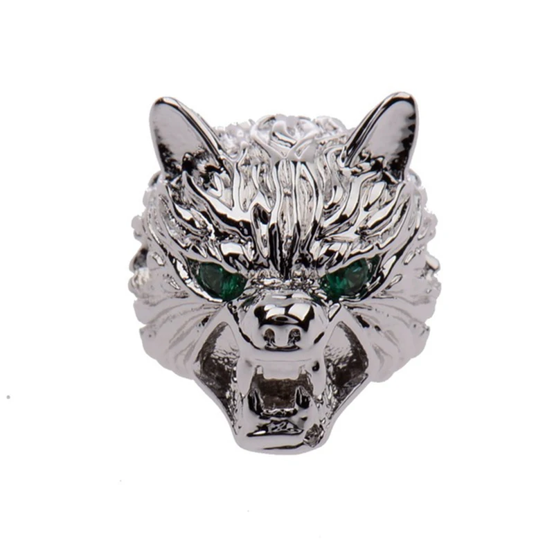 Wolf Head Beads for DIY Jewelry Making Punk Style