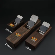 3 Pcs Set DIY Mini Hand Planes Carpentry Ebony Joinery Flat Plane Woodwork Tools ebony small light plane tool