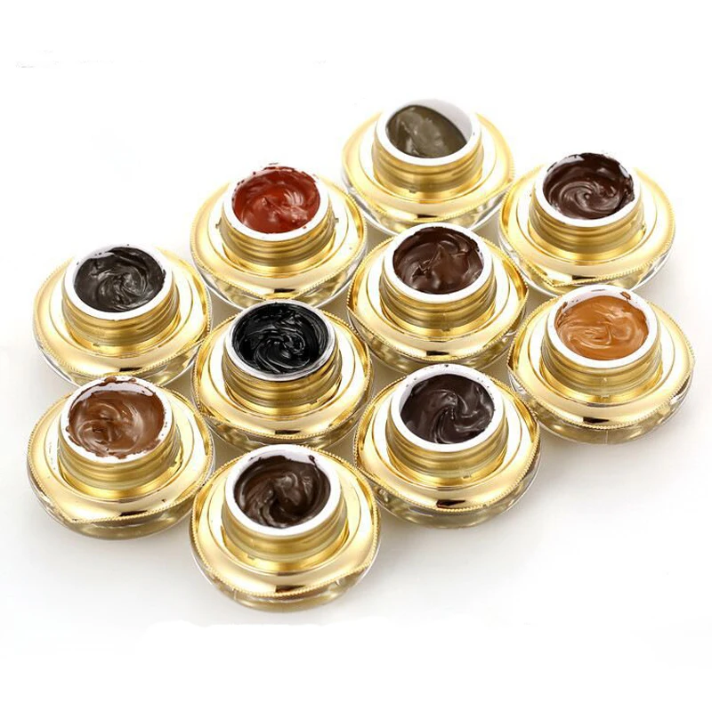 

Permanent Makeup Microblading Tattoo Pigment Emulsion Eyebrow Tattoo Ink Quick Coloring Tattoo Embroidery Brows Inks 10g