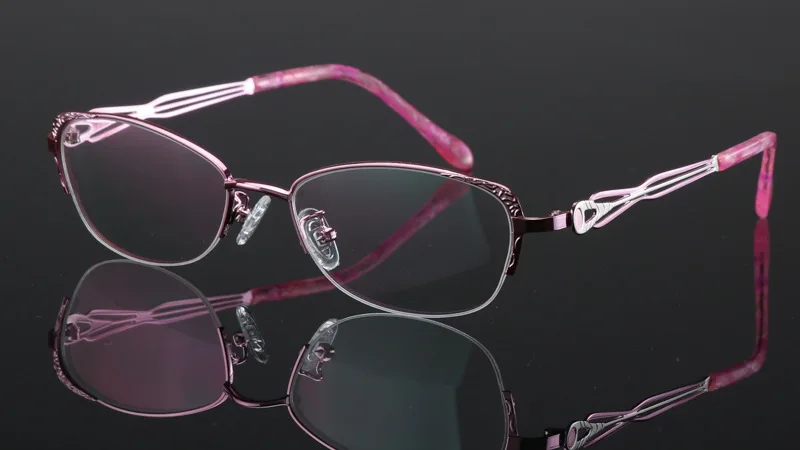 Модные элегантные женские фотохромные очки для чтения, женские диоптрийные очки для дальнозоркости 1,0-4,0 солнцезащитные очки для чтения - Цвет оправы: Розовый