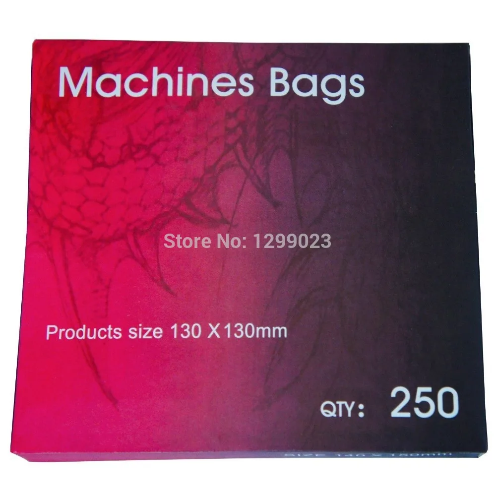 

High-grade 250pcs Disposable Tattoo Gun Machine Sleeve Cover Bag Blue tattoo accessories Plasic Machine Bag For Tattoo Machine