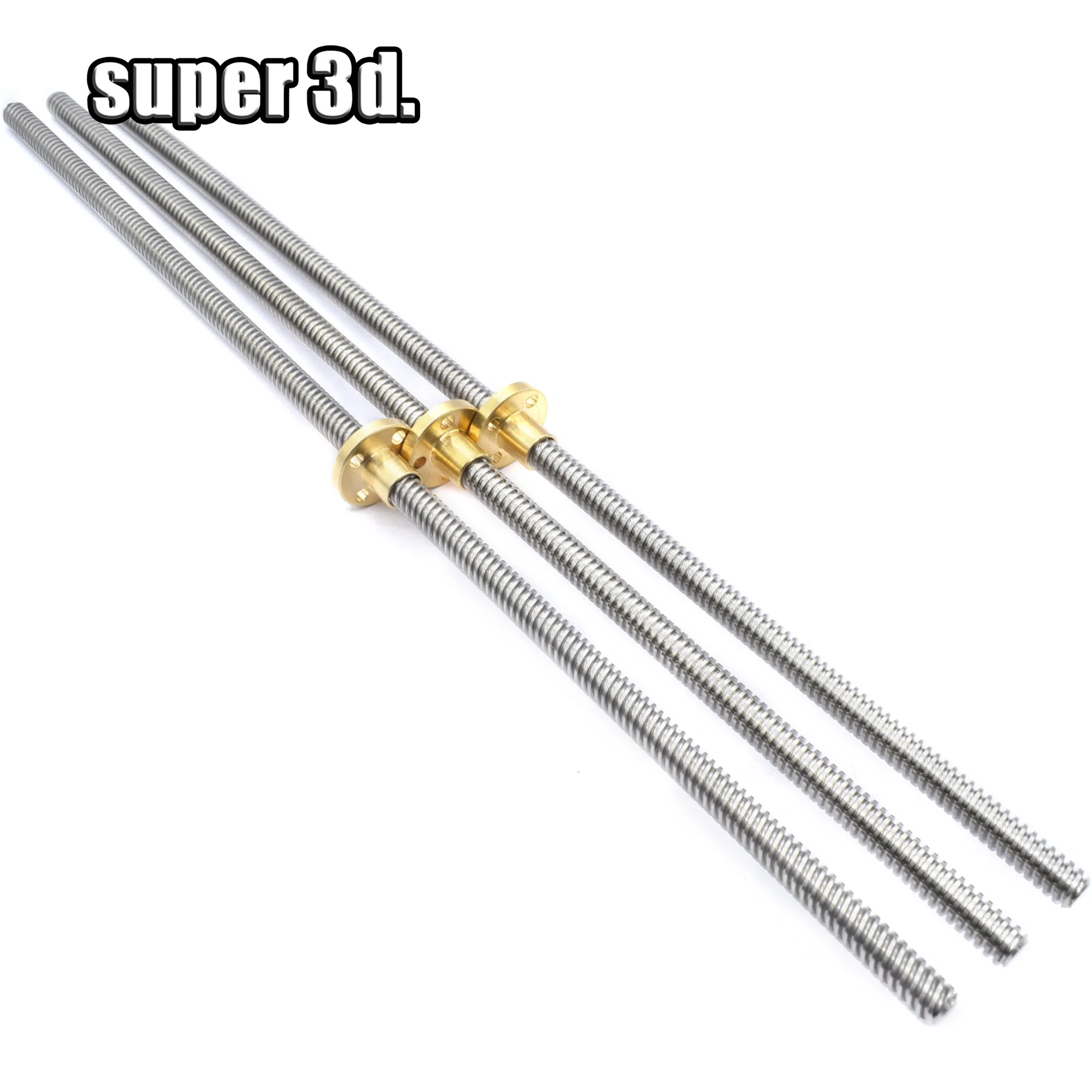 Lead Screw Dia 8mm Thread 4mm T8 4 Length 200 250 300 400 500 600 mm 4