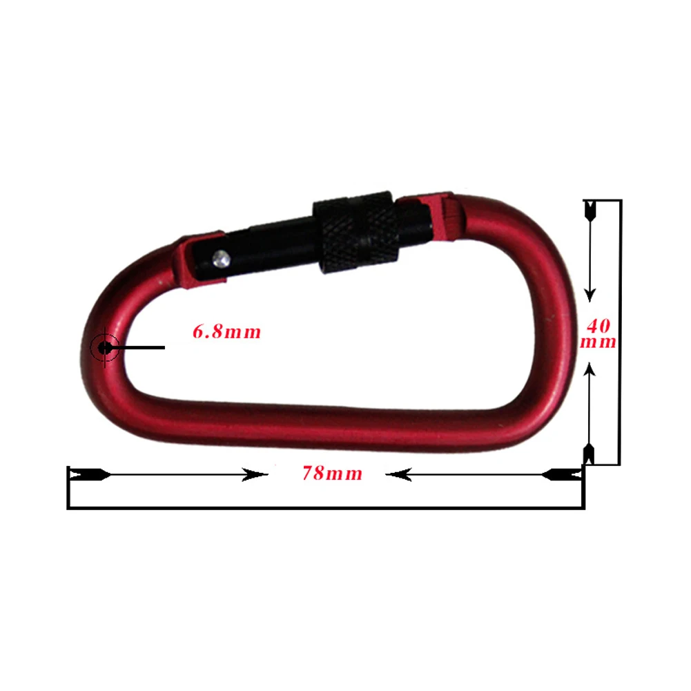Алюминиевый сплав, для спорта на открытом воздухе, безопасная Пряжка, брелок, кнопка для альпинизма, карабин, для кемпинга, туризма, альпинизма, альпинизма, крюк