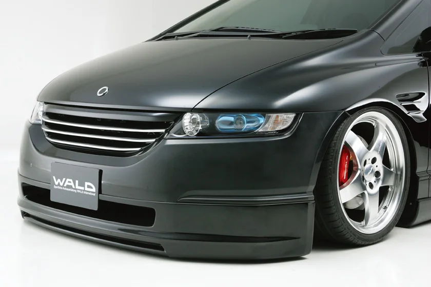 FRP Front Lip For HONDA Odyssey RB1/2 (2003-2005) WD Glass Fiber Front Under Spoiler (Pre-facilifed) Body Kit For Odyssey Racing FRP Front Lip For HONDA Odyssey RB1/2 (2003-2005) WD Glass Fiber Front Under Spoiler (Pre-facilifed) Body Kit For Odyssey Racing