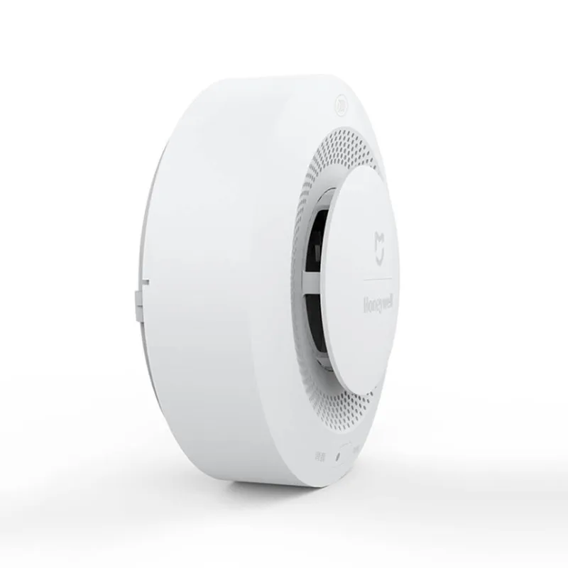 Goedkoop 100% NIEUWE Xiao mi mi jia honeywell brandalarm Detector Afstandsbediening Hoorbare Visuele Alarm Notication Werken Met Mi thuis APP