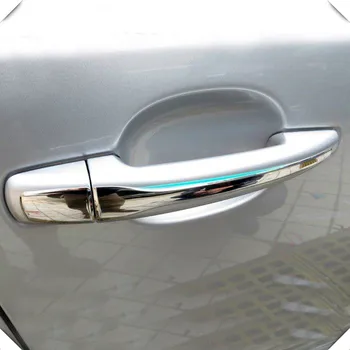 

Fit for Peugeot 3008 2009-2015 Car Exterior Accessories ABS Chrome Car Side Door Handle Strip Cover Trim 8pcs