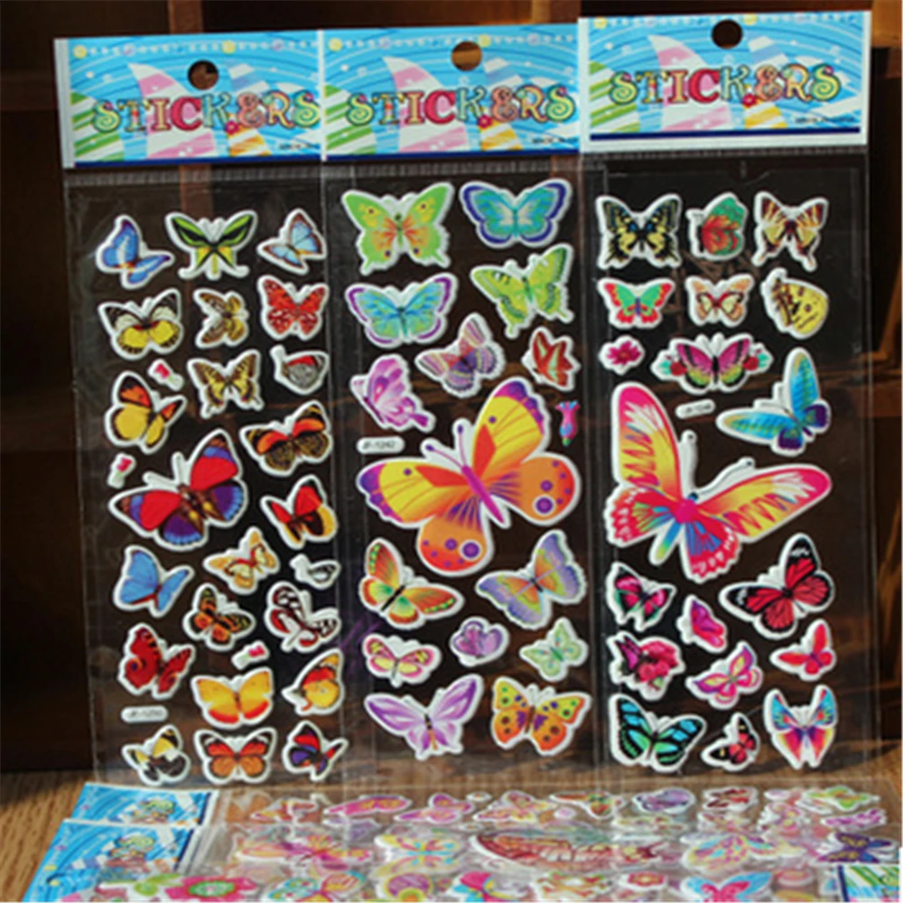 2017 New Gossip Girl Same Style 3D Butterfly Wall Stickers Butterflies