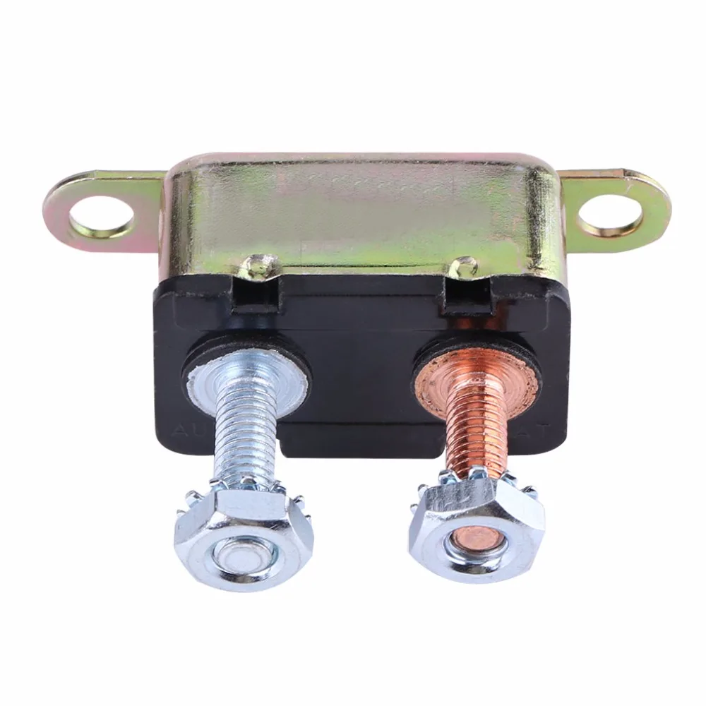 50A Auto Automatic Reset Stud Type Circuit Breaker for Car Truck RV