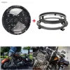 75W 7 inch LED Headlight Hi/Low Beam Head Light DRL for Har ley with 7 inch bracket ring ► Photo 1/6