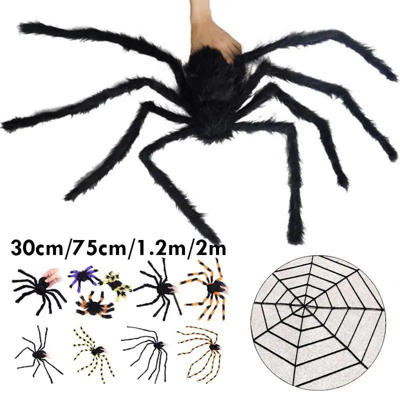 1pc Super Big Spider Haunted House Decorate Toy Halloween