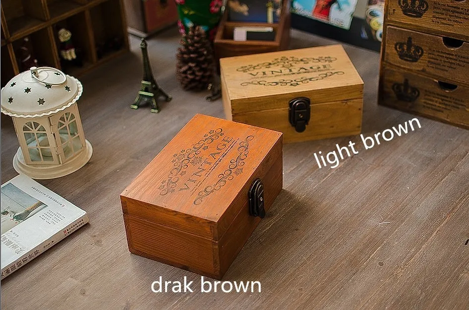 Продуктовый магазин «ZAKKA» деревянный ящик деревянный замок коробка деревянная Коробки для ремесла Аксессуары; Бесплатная доставка