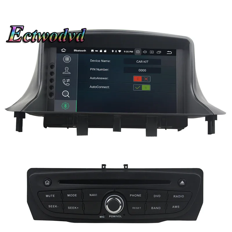 Sale Ectwodvd Octa Core 4G Android 8.0/Quad Core Android 8.1 Car Multimedia DVD Player For Renault Megane III Fluence 2009-2016 10