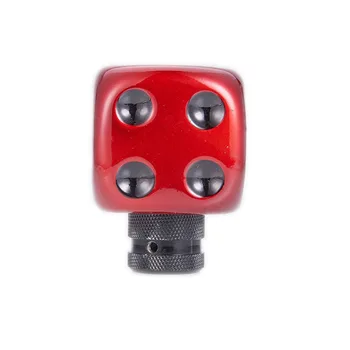 

New Car Gear Shift Knob Manual and Automatic Car Gear Stick Shifter Knob Red & Black Dice Shift Lever