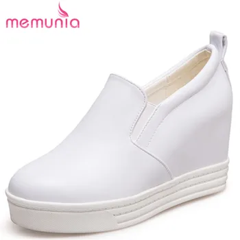 

MEMUNIA new arrive women high heels pumps fashion solid increased internal spring autumn single shoes high heels shoes