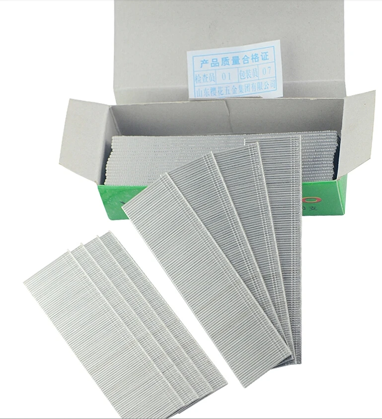 25mm 4000pcs SS304 rustproof Stainless Steel striaight nails gun staples Free Shipping