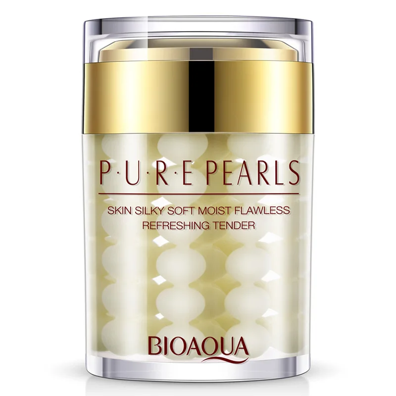 60ml BIOAQUA Pure Pearls Face Cream Skin Care Flawless Whitening Moisturizing Lifting Agless Anti Wrinkle Face Care Day Creams