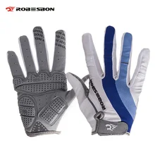 ROBESBON Men Warm MTB Bicicletas Ciclismo Guantes Full Finger Bike Outdoors Sports Luvas Winter Autumn Bicycle