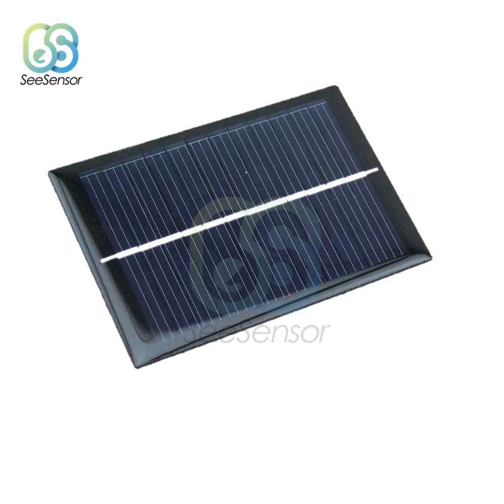 

6V 100mA 0.6W Mini Epoxy Solar Panel Photovoltaic Polycrystalline Cell Charger