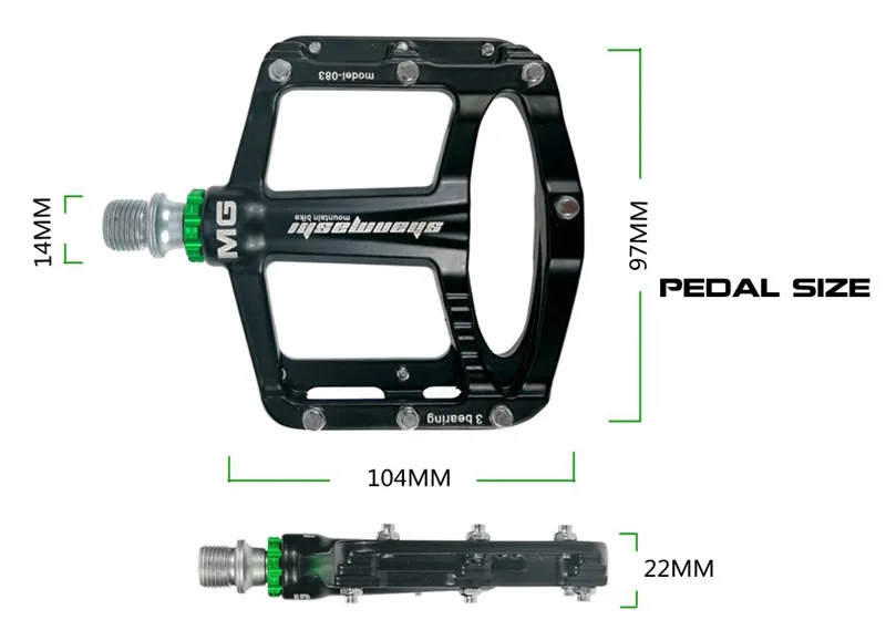 1 пара MTB BMX ультралегкие педали для велосипеда шоссейный велосипед плоская педаль противоскольжения магниевого сплава платформа 3 герметичный Подшипник велосипед запчасти