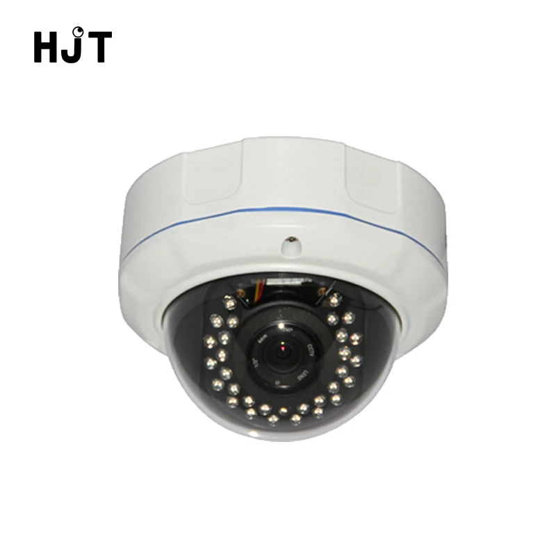 

HJT Audio 5.0MP IP Dome Camera 36IR Night led light Network Onvif P2P Indoor Vandal-proof Security Vision gsm alarm system White