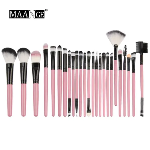 Pro 18/20/25pcs Make Up Brushes Lip Eyeshadow Pincel Blush Foundation Brush Set Kit Pinceaux Maquillage Free Shipping