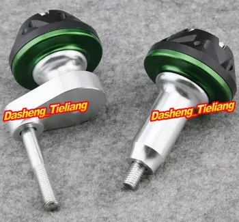 

For Kawasaki Ninja ZX6R 2007 2008 Motorcycle Frame Sliders Crash Pads Protector 07 08, GREEN Color, Spare Parts Supplies