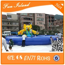 Настройка дешевые надувной аквапарк и водная горка с Бассейны для детей фабрика питания