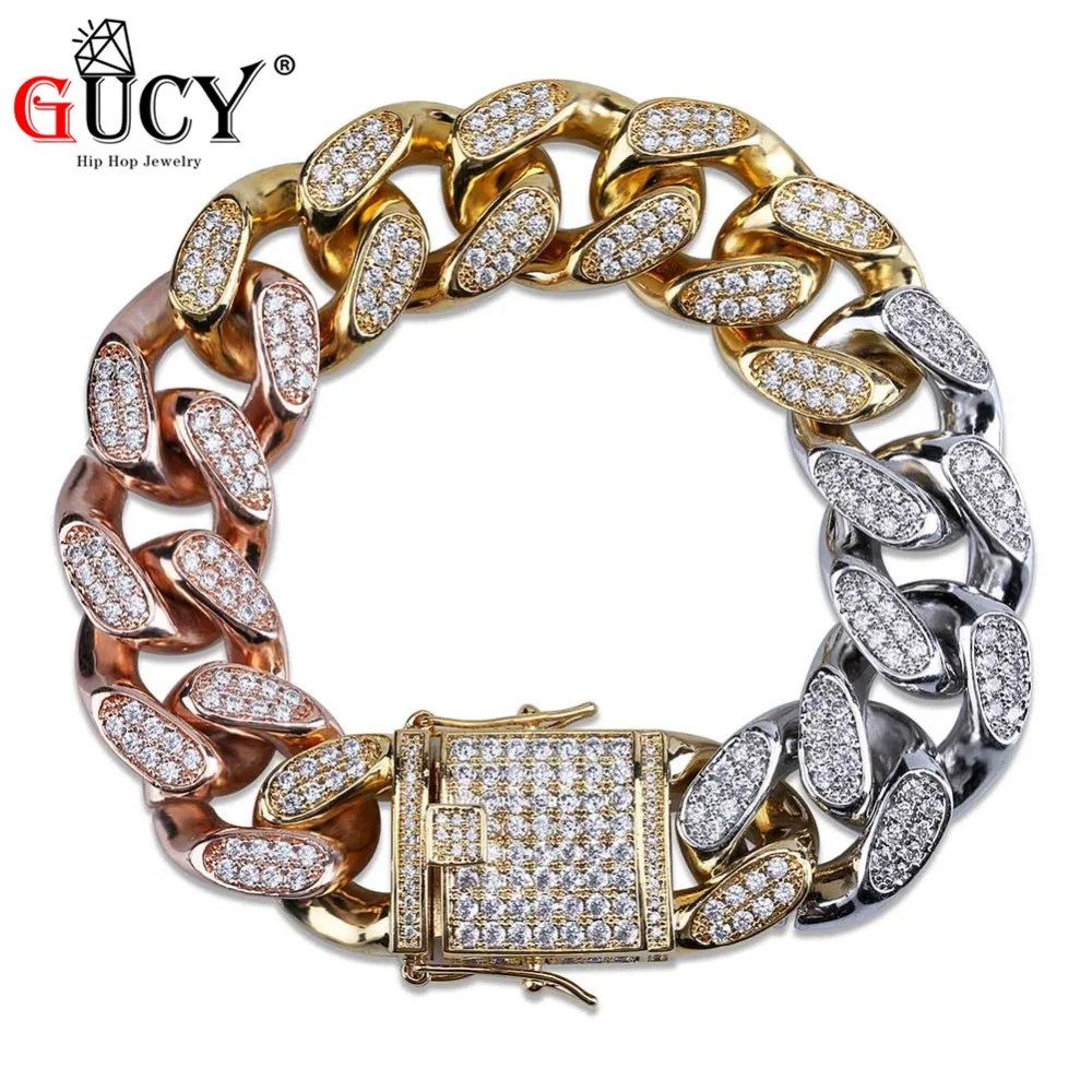 Cuban Chain Bracelet Micro Pave 