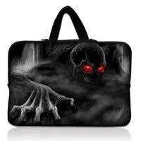 

Skull 11.6" 12" Neoprene Laptop Carrying Bag Sleeve Case Cover Holder+Hide Handle For Apple HP Thinkpad Acer Dell