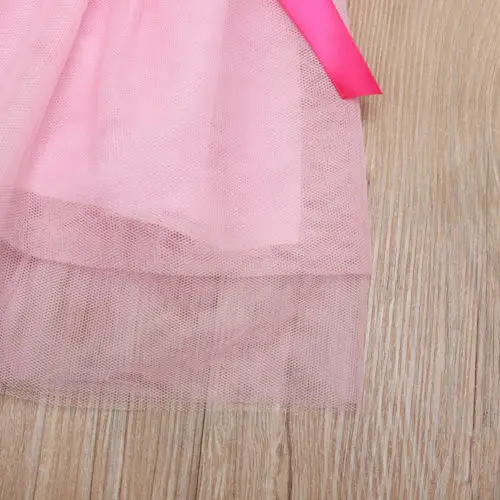 Emmababy 2018 новые детские Праздничное Детское платье довольно бантом 3D с цветочным