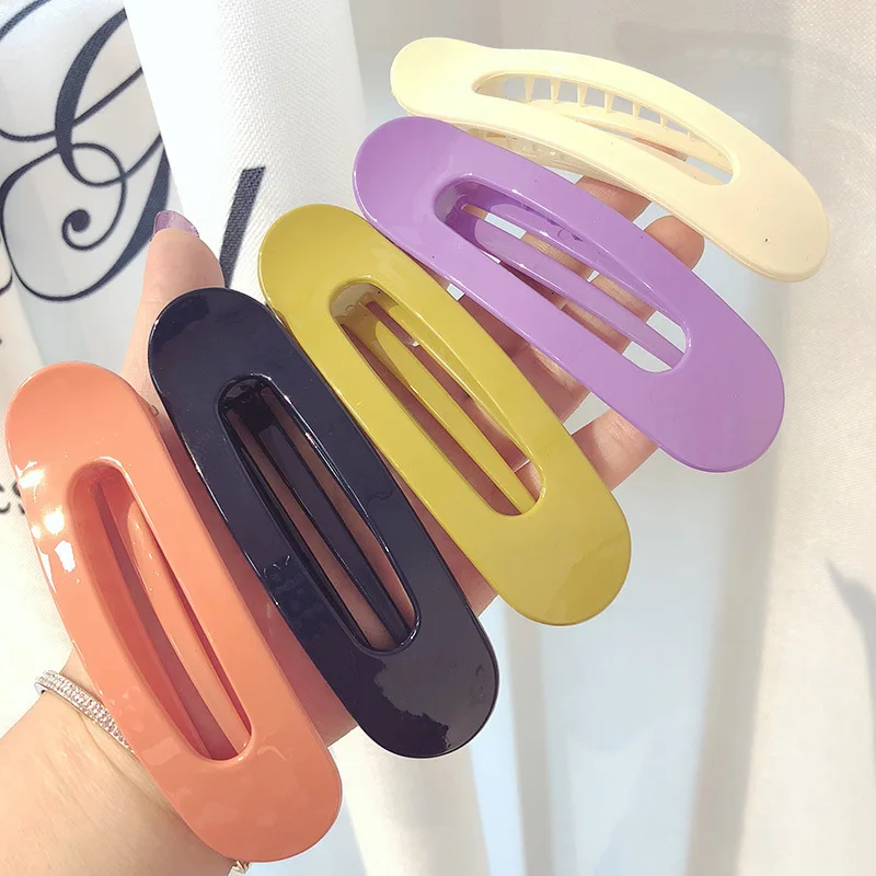 

12cm Candy-colored Duckbill Clip Hair Claws Hair Accessories Fashion Adult Hairpins Barrettes Hair Clips for Women