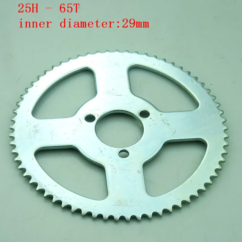 

Good quality 25H 65T 29mm Rear Sprocket fit Gas Scooter Mini MotorcyclePocket Bike Quad 4 Wheeler