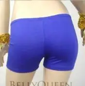 Новое поступление Леггинсы для танца живота анти опорожнение Короткие штаны 12 цветов - Цвет: royal blue
