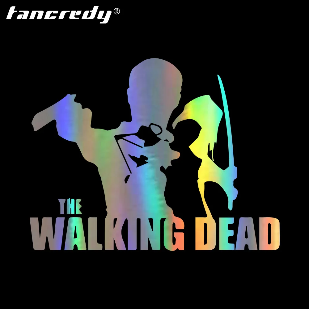 15.3*13.8cm New Style Dazzle Walking Dead Car Styling Stickers Car Stickers Vinyl Decal