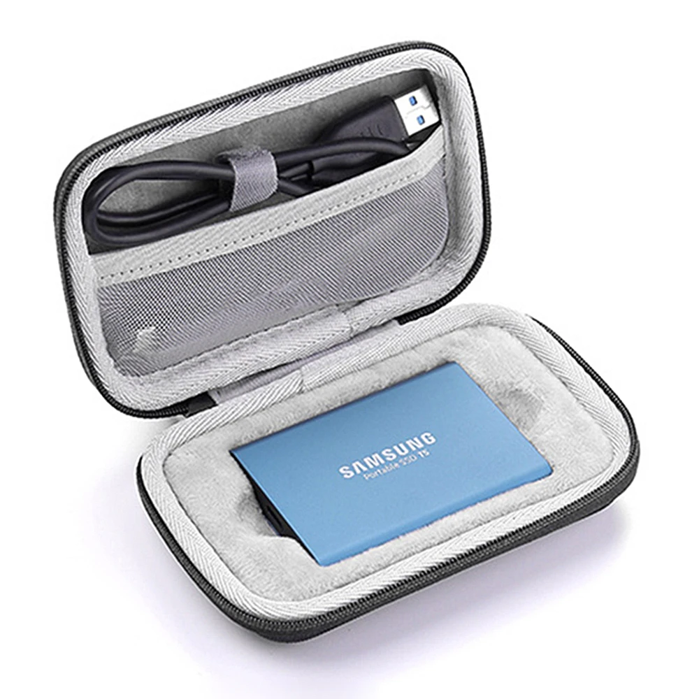 Новый жесткий эва противоударный чехол для Samsung T5 / T3 T1 портативный SSD 250 ГБ 500 ТБ 2 USB